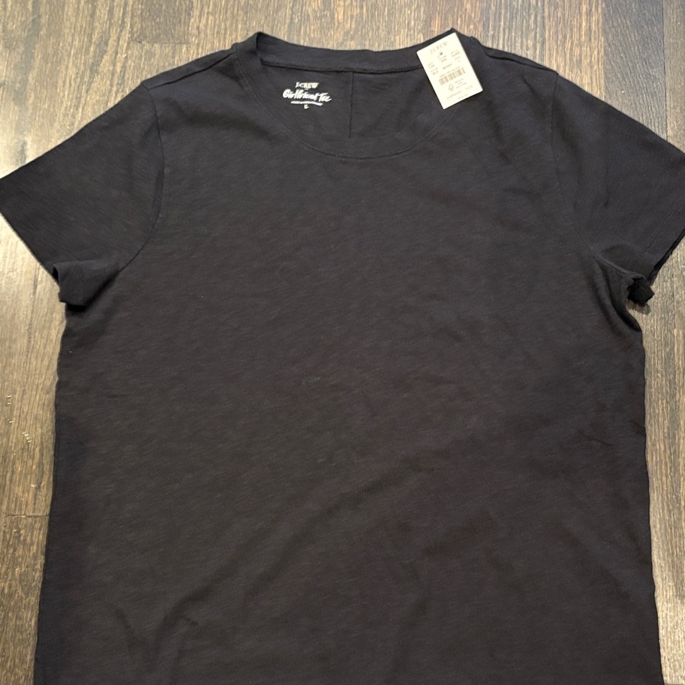 J. Crew Black Short Sleeve Tee